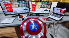 Marvel Legends Captain America 75th Anniversary Avengers Scudo in lega d... - £88.52 GBP