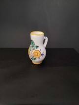 VTG Modra Slov Ludova Majolika Vase Urn Hand Painted Pottery Mini 2.25&quot; - £8.71 GBP