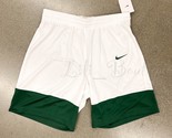 NWT Nike AV2127-111 Men&#39;s Dri-Fit Training Basketball Shorts White Green... - £23.52 GBP
