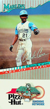 MLB Florida Marlins Pinback - Art of Speed - Chuck Carr - New - £4.63 GBP