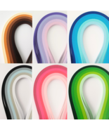 30 colors quilling paper 1200 strips for jewelry, wall art, decorations - $13.20