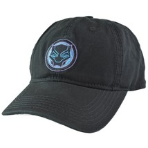 Marvel Black Panther Black Lightweight Adjustable Baseball Style Hat by Concept - £16.26 GBP