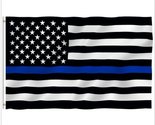 USA Premium Store Thin Blue Line American Flag Honoring Law Enforcement ... - $8.88