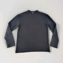 Express Mens Sz S Gray Textured Knit Long Sleeve Crewneck Pullover Sweater - $19.98
