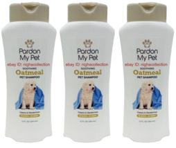 6 Bottles x PPardonmy PET Cleans &amp; Deodorizing Soothing OATMEAL SHAMPOO ... - $49.49