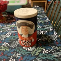 Vintage 1982 Old Fashioned Quaker Oats Tin Can Collector's Limited Edition - $19.80