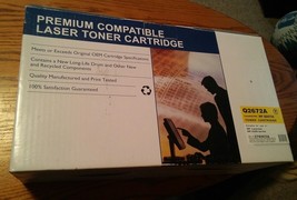 000 Premium Toner Cartridge Q2672A Yellow HP Laserjet 3500 Series New In Box - £23.59 GBP