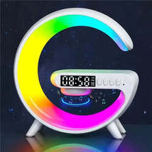 Wireless Charging Alarm Clock with Speakers &amp; Night Light - Fast Charge ... - $20.77+