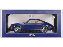 1969 Porsche 911 S Blue 1/18 Diecast Car Norev - £88.35 GBP