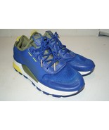 Puma Running System RS-O Lace Up Sneakers Size 9 Low Cut Blue Yellow Green - $54.14 CAD