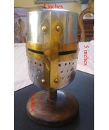 Miniature 12.7cm 20-Gauge Steel Crusader Helmet W / Stand ~ New-
show or... - £35.79 GBP