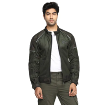 MOTORCYCLE JACKET STREETWIND V2 RIDING JACKET SHELL - OLIVE CAMO - $155.99