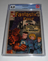 Fantastic Four # 45...CGC Universal  4.0  VG grade..1965 comic-1st Inhumans-agf - £206.88 GBP