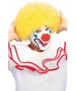 RUBIE'S CLOWN WIG YELLOW AFRO CIRCUS HALLOWEEN COSTUME ACCESSORY ONE SIZE 50766 - $10.77