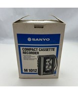 SANYO M1012 Cassette Handheld Voice Recorder - $1,224.04 MXN