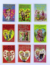 Vintage 1950s Lot of 9, T.G.C. Funny Valentine Comic Cards, Humorous Novelty - £10.66 GBP