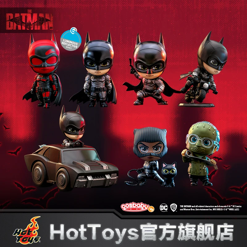 Hot Toys New Batman Batmobile Catwoman Riddler Cosbaby Collectible Figure Toy - £52.57 GBP+