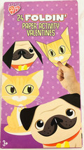 24 Dog and Cat Paper Activity Valentine&#39;s Day Cards - £3.68 GBP