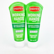 OKeeffes Working Hands No Scent Hand Repair Cream 3 Oz Each Lot of 2 - £14.86 GBP