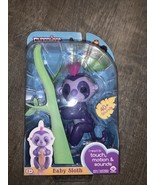 NEW FINGERLINGS 40+SOUNDS INTERACTIVE TOY PURPLE BABY SLOTH - $219.33 MXN
