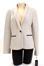 Tommy Hilfiger Gray 1 Button Cotton Blend Blazer Women&#39;s Size 12  NWT - £118.69 GBP