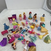 Disney Polly Pockets Lot Of Characters Aladdin Cinderella Mermaid &amp; More - £34.95 GBP
