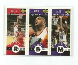 RODMAN/ BARKLEY/ Malone 1996-97 Upper Deck Mini TRI-CARDS #M83,M65,M14 - £3.90 GBP