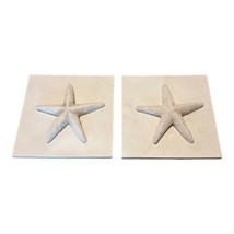 3D Sculpture Starfish Wall Art Beach House 9.75” Nautical Decor Bathroom Kitchen - £37.95 GBP
