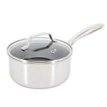 Oster Modessa 2.5 Quart Nonstick Triply Stainless Steel Saucepan and Lid... - $84.49