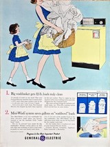 GENERAL ELECTRIC - Washer &amp; Dryer - Progress Is Important-1962 Vintage P... - $12.09 CAD
