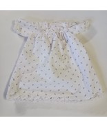 Vintage Coleco Cabbage Patch Kids White Lace With Purple Rosebuds Dress - $272.80 MXN