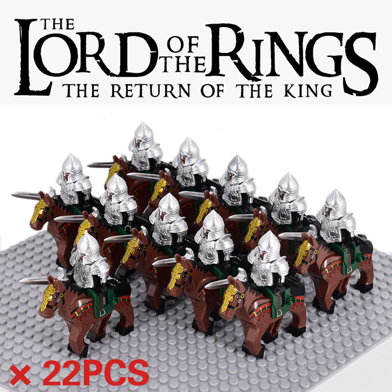 LOTR Mounted Rohan Royal Guards Heavy Sword Infantry Army 22 ...