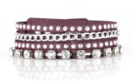 Paparazzi You Talkin’ To Me? Purple Urban Bracelet - New - £3.58 GBP