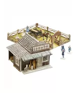 3D Cardboard Cemetery Puzzle – Wild West Undertaker DIY Model Kit for Co... - $49.34 CAD