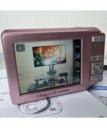 Sanyo Digital Camera VPC-S880 8.1 MP 3x  Optical  Zoom PINK 2.8 LCD w/Bo... - $71.25
