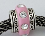 Brighton ABC Dazzle Spacer Pink Bead, J9084, Silver Finish, New - £9.33 GBP