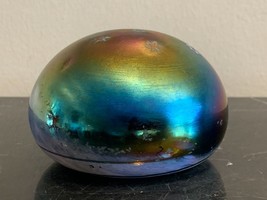 Vintage Iridescent Stars Signed 1989 Paperweight - $127.71