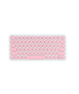 inote Korean English Bluetooth Slim Keyboard Wireless Compact Mini (Pink) - $58.64