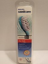 New Philips Sonicare For Kids Standard Brush Heads Extra Soft Bristle HX... - $15.50