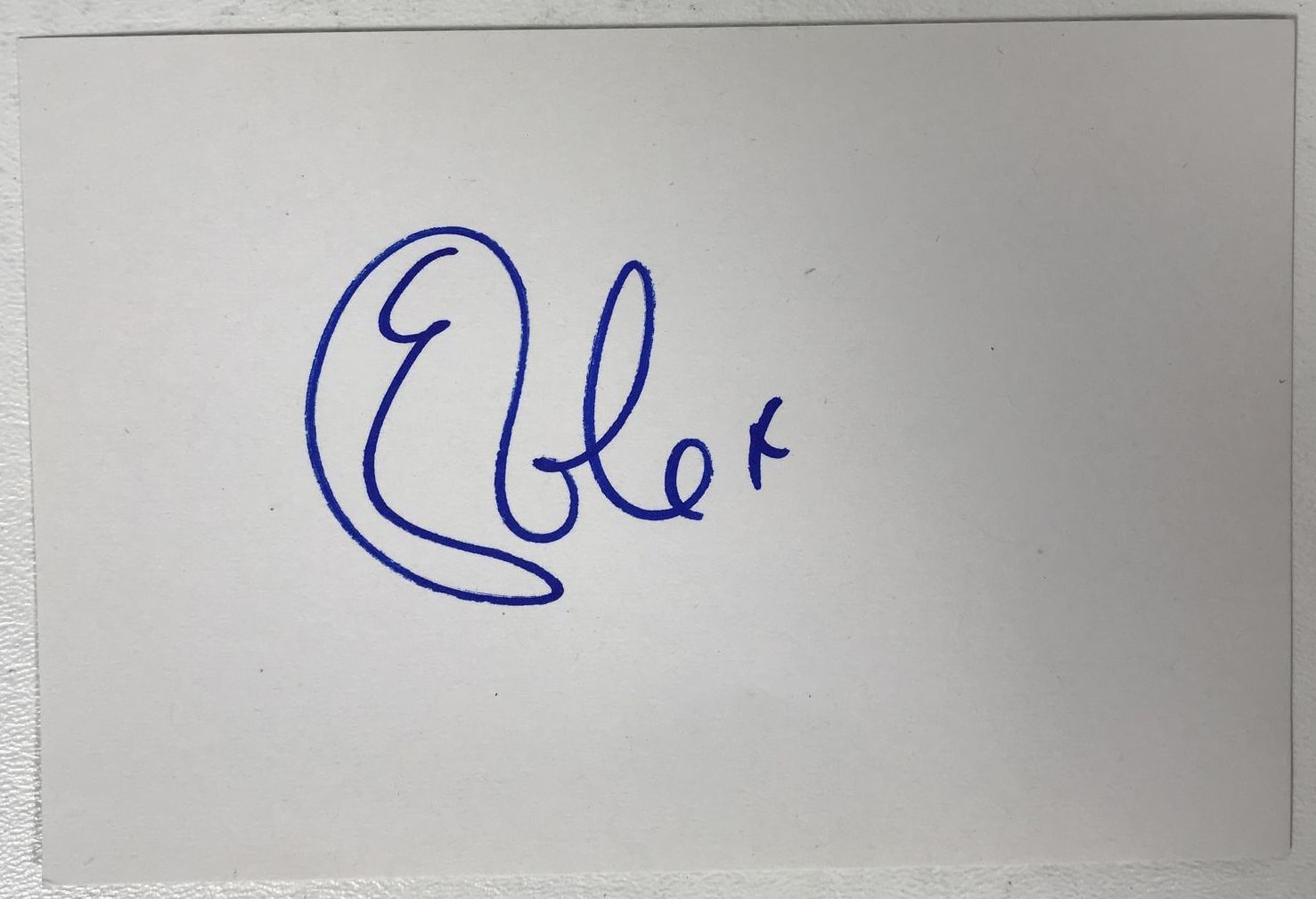 Eric Roberts Signed Autographed 4x6 Index Card - $15.00