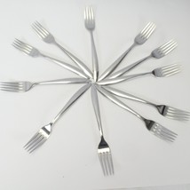 Gorham Stegor Spiral Dinner Forks Stainless  7 1/2&quot;  Lot of 11 - £51.36 GBP