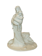 Jesus Christ Figurine Lenox Porcelain Footprints In Sand 1994 Fine Bone ... - $148.45