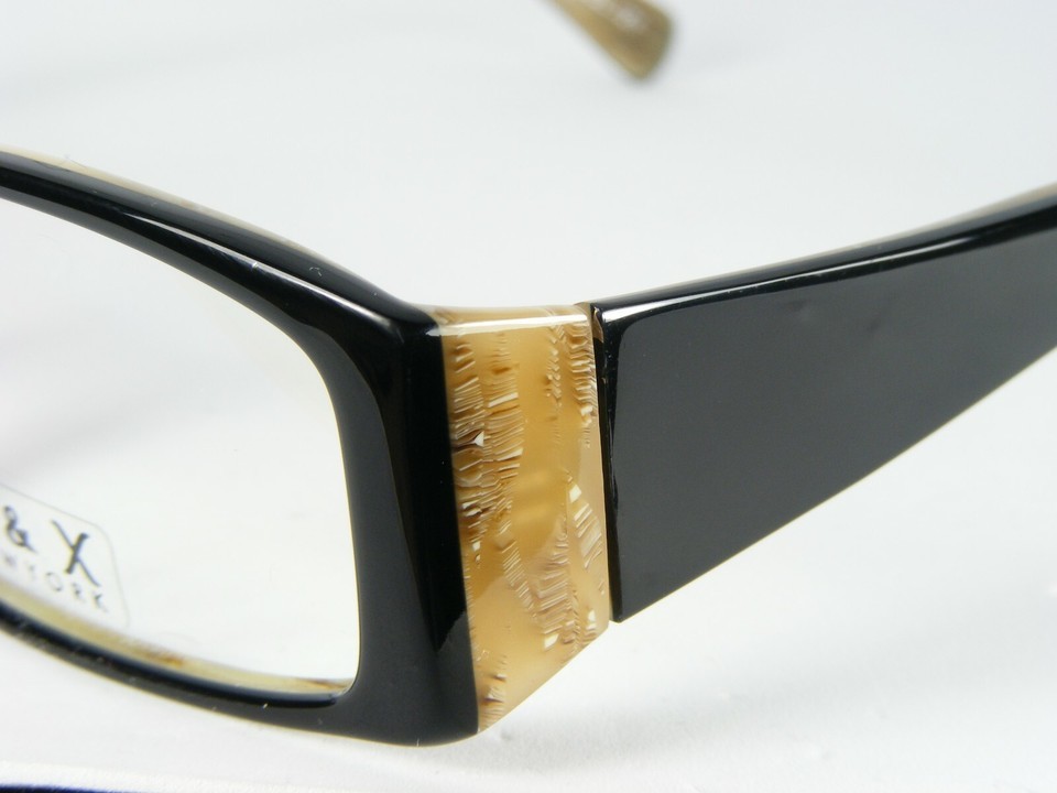 NEW O&X NEW YORK OP-50 121 BLACK /BEIGE /OTHER EYEGLASSES GLASSES 53-16-136mm Item image 5