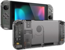 Nintendo Switch Diy Replacement Shell, Extremerate Transparent Clear Black Back - £31.28 GBP