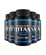 5-Pack Blood Flow Titan Boost Pro - Mens Bloodflow Suppor... - $83.17