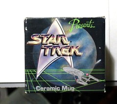 Vintage 1991 Presents Star Trek Chekov Ceramic Mug  To Boldly Go Where N... - $12.82