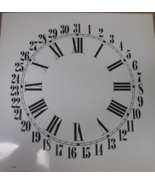 Paper Clock Dial Roman Numbers Day Numbers 10 3/4&quot; - $15.97 CAD
