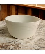 Vintage White Mixing Bowl 4 Ribbed Milk Glass 8.5” wide 5” Tall EUC - $54.25 CAD