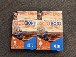 Lono Life Keto Beef Bone Broth-4 Stick Pks - 2 Boxes  10 G Protein Beef Collagen - £9.33 GBP