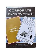 Corporate Flashcards Fun White-Collar 60 Cards -- Great Gift - NEW - $261.75 MXN